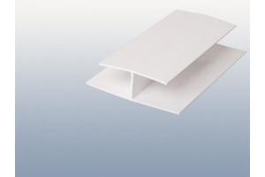 PVC H-Profil 1737 in weiß für 17mm